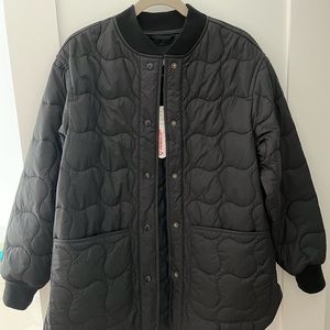 Madewell Quilted Oversized Bomber